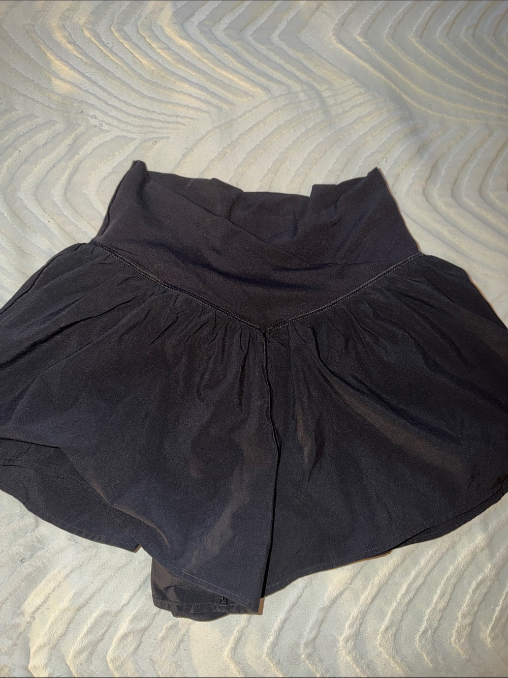 Black Women's crossover shorts